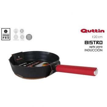 Sartén 20cm Aluminio Press con Mango Soft Inducción Bist - Quttin