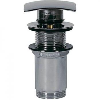 Tres Griferia - Válvula Lavabo Sin Rebosadero Tapón Cuadrado 68X68 Mm Click‑Clack