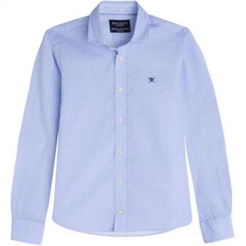 Hackett - Camisa de Hackett, Niño, Azul, Talla 11-12