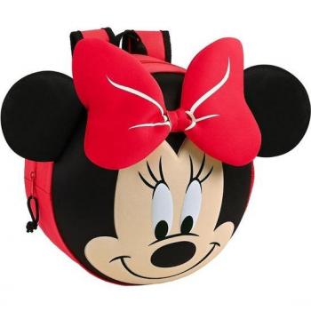 Mochila Infantil 3D Redonda Minnie Mouse de Safta, 31x31x10 cm
