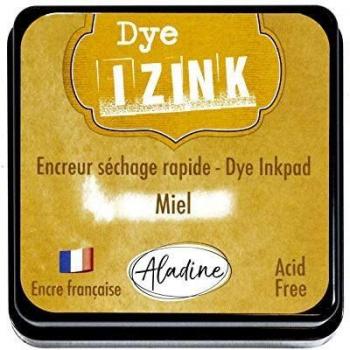 Almohadilla de Tinta Secado Rápido IZINK Dye Miel 4,5 x 4,5 cm