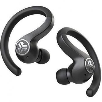 JLab Audio JBuds Air Sport True Wireless Earbuds, Bluetooth Wireless Headphones and USB Charging Case with Be Aware Audio, IP66 Sweat Resistance and Custom EQ3 Sound - Black