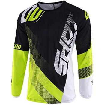 SHOT maillot Devo Ultimate, Negro/Amarillo Neón, Talla M
