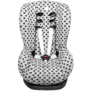 Fundas BCN ® - F70/9399 - Funda Universal para Silla de Coche Grupo 1 - Fun Black Star