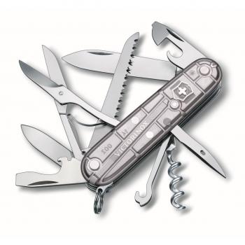 Victorinox V13713.T7B1 Navaja Medio Huntsman, Argento Blister, Gris, M