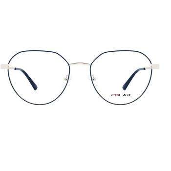 Polar 535 Men's Eyeglasses with Clip-On, Blue, Size 57 - Blue Light Block Available