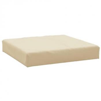 Cojín para sofá de palets tela Oxford beige 60x60x8 cm