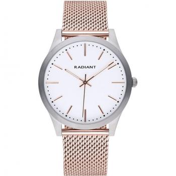 Radiant - Reloj Light & Shadows RA553605 de acero y correa oro rosa