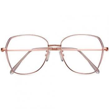 ROSA&ROSE Gafas para Ordenador Anti luz Azul - Gafas con Filtro de luz Azul bloqueo de luz azul Evita la Fatiga Ocular para Hombre y Mujer