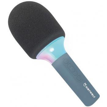 Micrófono Karaoke Bluetooth Kidymic con Luz Azul - KIDYWOLF