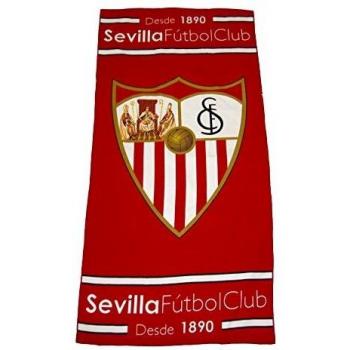 Sevilla CF Toasev Toalla, Blanco/Rojo, Talla Única