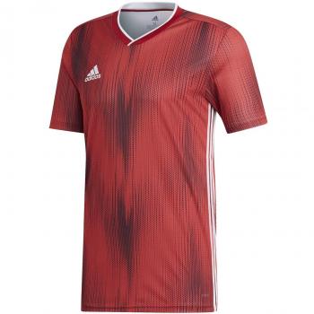 adidas Tiro 19 JSY Camiseta de Manga Corta, Hombre, Power Red/White, S