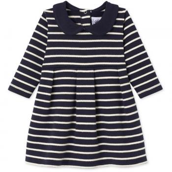 Petit Bateau Robe ml SMO/CO 2632157, Vestido para Bebés, Mehrfarbig