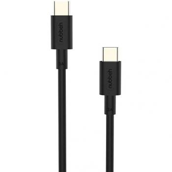 Cable USB-C a USB-C 1m 3A Negro
