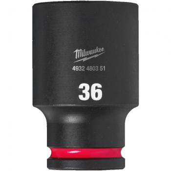 Llave de Vaso de Impacto Milwaukee SHOCKWAVE 1/2 Largo 36 mm (78 mm)