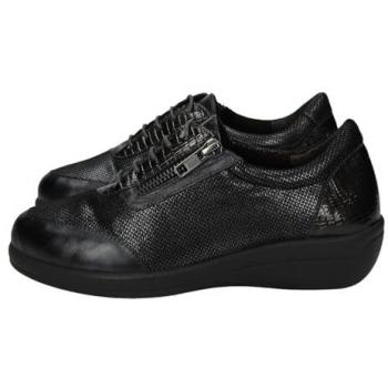 Zapatillas Deportivas para Mujer Doctor Cutillas 43528 con Cremallera Lateral Antracita (39)