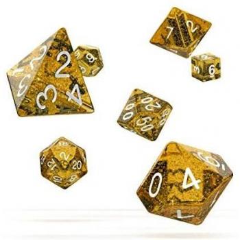 Oakie Doakie Dados RPG Set Speckled - Naranja (7)