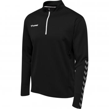 Hummel Authentic Half-Zip Sweatshirt for Men - Black