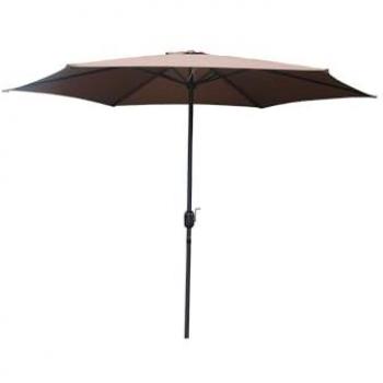 Sombrilla redonda PORTOFINO chocolate 2,94 m diámetro
