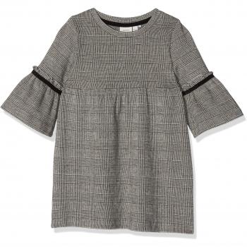 NAME IT Nmfsabon LS Swe Dress UNB, Vestido para Bebés, Negro