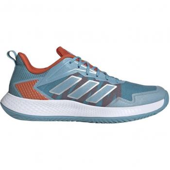 Zapatillas de tenis para mujer Adidas Defiant Speed en color azul y naranja