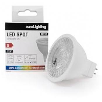 Bombilla LED E27 8W Espectro Completo 4000K Ra95 Regulable