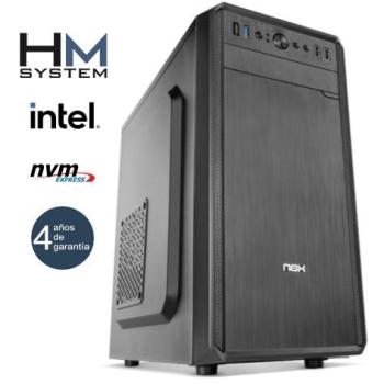 Minitorre Hm System Solano C8+ - Intel Core i5 12400 - 12ª Gen - 16GB DDR4 - 500GB SSD M.2 NVMe - USB 3.0 - 4 A