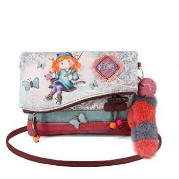 Bolso Bandolera Ninette Multicolor 24 cm Marrón Mujer