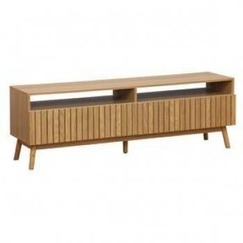 Mueble bajo de TV Trend 2 huecos + 2 cajones madera 50x150x40 cm