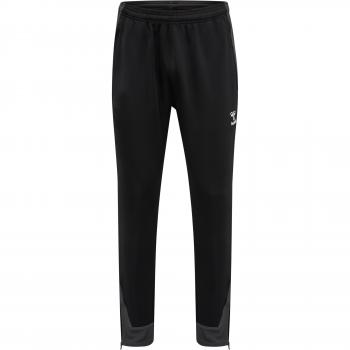 Hummel Pantalones Lead Poly - Pantalones deportivos, material de poliéster, diseño cómodo, ajuste regular, ideales para entrenamiento y uso diario
