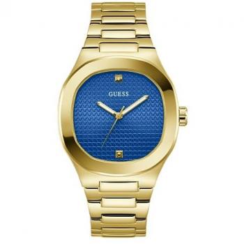Guess Headline Men's Watch GW0662G2 - Gold Steel Bracelet