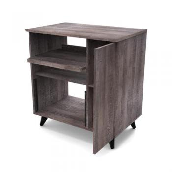 Glorious Walnut Modular Side Rack for Sound Desk and Workbench