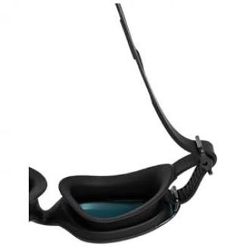 Gafas de natación Orca Killa Comfort negro con lentes gris, diseño ergonómico, sellado de silicona, lente ahumada para protección UV, ajuste fácil y cómodo
