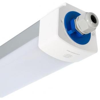 Pantalla Estanca LED 120 cm 40W 150lm/W Aluminio IP65 Enlazable con Sensor Microondas MERRYTEK Blanco Neutro 4000K