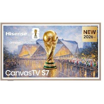 Televisor Hisense 55S7S 55 QLED UHD 4K Smart TV con IA, Modo Arte, Diseño Ultra Fino y Sonido 2.0.2