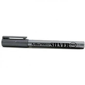 ROTULADOR ARTLINE MARCADOR PERMANENTE TINTA METALICA EK-999 PLATA -PUNTA REDONDA 0.8 MM