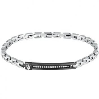 Pulsera de Acero Inoxidable para Hombre Maserati Iconic con Cristales JM424AVD58