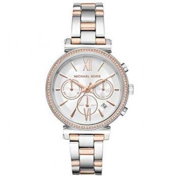 Michael Kors Women's Watch Sofie, 39 mm case size, Chronograph movement, Stainless Steel strap