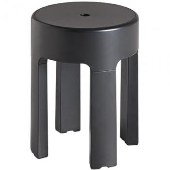 Taburete Contenedor Newbox Negro Gedy
