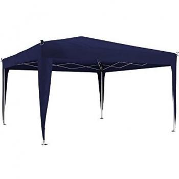 JAROLIFT Pabellón Gazebo - Carpa de Jardín plegable 3x3 m, Premium, azul