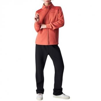 Chándal Champion Legacy Script Soft Compact Powerblend Fleece High-Neck Deportivo para Mujer, Color Rojo (RS050), Talla L