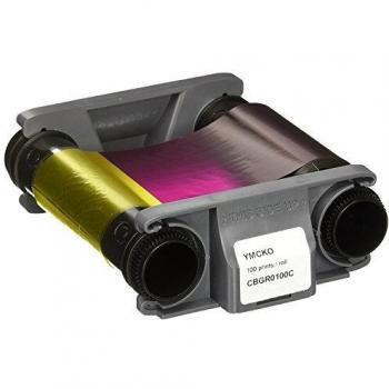 Evolis BADGY YMCKO COLOR RIBBON 100 PRINTS - CBGR0100C