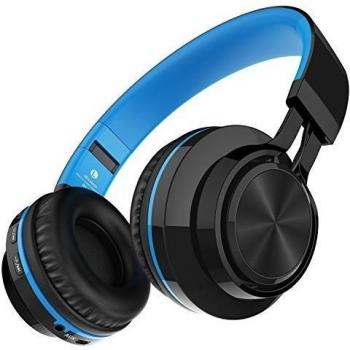 Darkiron Bluetooth Auriculares micrófono incorporado Auricular inalámbrico con tarjeta TF de radio FM y Extra Cable de audio para la mayoría de los teléfonos celulares, iPhone, ordenador portátil, TV, Bluetooth 4.0 Dispositivos