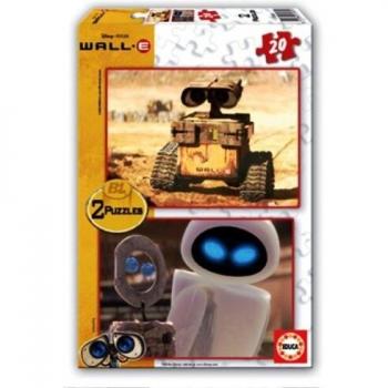 Educa - 13838 - Puzzle Carton WD 2X20 Wall-E