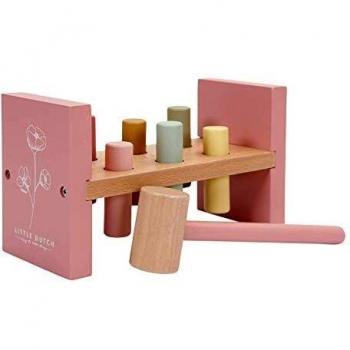 Little Dutch Tiamo 7025 Wild Flowers - Banco para martillos, Color Rosa