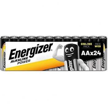 Energizer Pilas AA, pilas alcalinas de potencia doble A, 24 Unidades