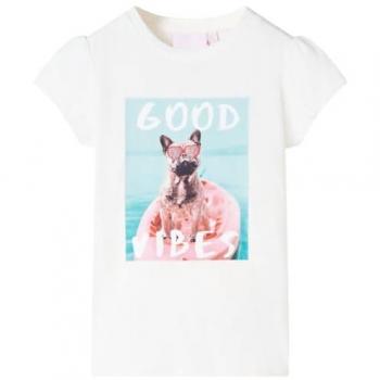 Camiseta infantil color crudo 104