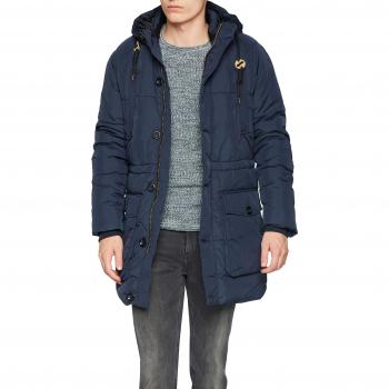 JACK & JONES Jorfortune Parka Jacket, Hombre, Azul Total Eclipse, Large