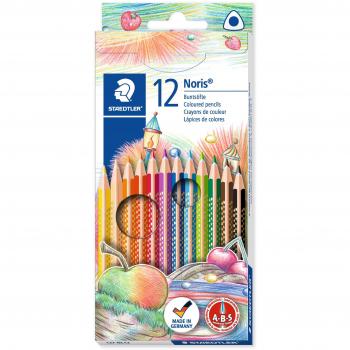 Staedler 127NC12 - Caja con 12 lápices de triangulares, multicolor
