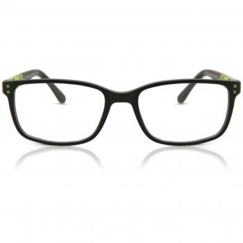 Gafas Recetadas Cuadrado Montura Completa Plástico Negro para Hombre - Gafas Anti-Azules - SmartBuy Collection